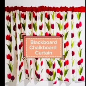 BLACKBOARD/chalkboard CURTAIN for SCHOOL / geena fabric tela po eto trendycurtain