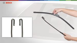 Wiper Depan Mobil TOYOTA HARRIER 1998-2003 Sepasang Frameless BOSCH CLEAR ADVANTAGE 24\" & 20\" ORIGINAL