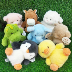Original Velvet Bean Bag Toy Elephant Duck Tabletop Decorations Penguin Doll Turtle Treasure Child Gifts Plush Fabric Toys