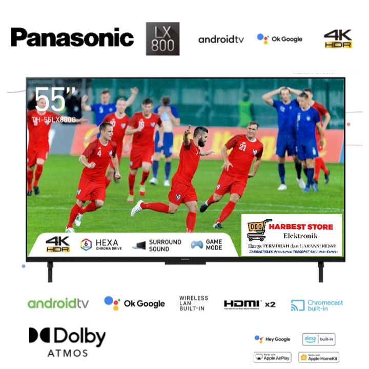 Panasonic UHD 4K 55LX800 Android Google TV - Dolby Atmos HexaChroma ...