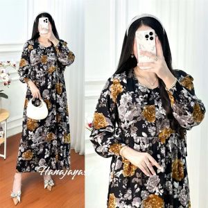 Hana Dress Daster Nyaman Bumil Busui Friendly