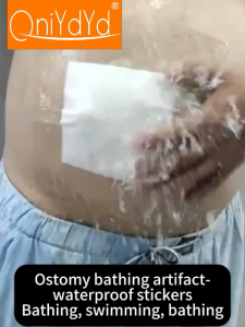10Pcs Ostomy Shower Wound Waterproof Transparent Patch PU Membrane Large Size Tape stomy Care Supplies