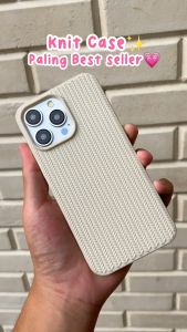 Silicone Softcase Knit - Rajut Untuk Iphon* 7 7+ 8+ X Xs Xr 11 12 13 14 15 16 Plus Pro Promax RCI218