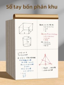 Student Math Scratch Book Four Sections