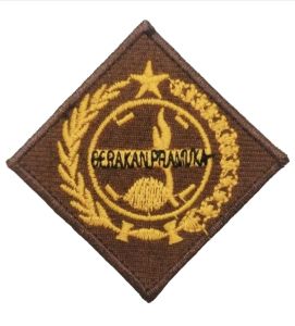 BORDIR BADGE PATCH EMBLEM ATRIBUT PRAMUKA KITRI TUNAS