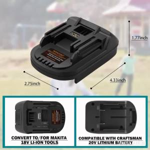 Adapter for New Stanley V20 20V SB202 SB204 SB206 Battery Convert for Makita 18V Tool Use