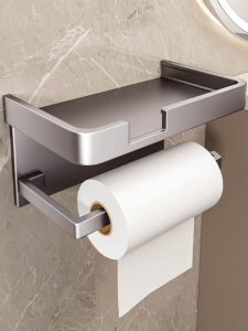 Self-Adhesive Toilet Paper Holder No Drill