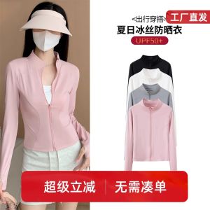 Womens Yoga Fitness Sports Jacket Long Sleeve Pilates Training Clothes Winter Running Outerwear Moisture Wicking Zipper Detail