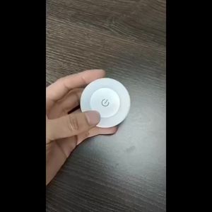 LED Sensitive Night Light Lamp 1 Mode USB Charging Magnetic Base Wall Light Round Portable Interior Decoration Lamp Lamps Room