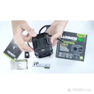 LUXIMOS SHOOTING LIGHT R5 38W DEVIL EYE 2 WARNA PUTIH KUNING LAMPU SOROT MOTOR DAN MOBIL