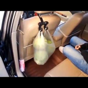 Car Seat Double Hook Hanger Headrest Head Rest Hook Hanger Aksesori Accessories Kereta
