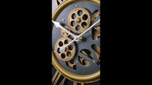 งวดปลอดภัย คุณค่า ใบหน้า และร่างกาย นาฬิกาตกแต่งบ้าน นาฬิกาแขวน นาฬิกาเฟืองหมูน นาฬิกาฟันเฟือง GEAR wall clock