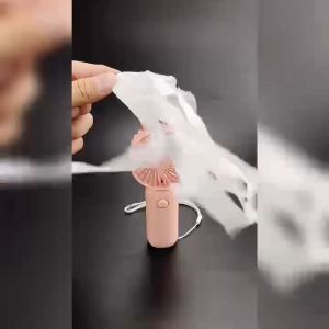 พัดลมมินิ พัดลมพกพา พัดลมมือถือ ขนาดเล็ก พัดลมมีไฟ พัดลมชาร์จUSB ลมแรง เสียงเงียบ