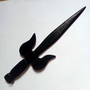 Trisula Pencak Silat Silat Kayu Jati Peraga Latihan Silat Beladiri IPSI/Trisula Silat/Trisula PSHT/Trisula IPSI/Trisula Pencak Silat