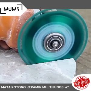 Aneka Mata Pisau Gergaji Potong Keramik Marmer Kaca Berlian 100mm Multifungsi Bahan Metal Dedra 4\\\" Inch Mata Potong Granite Batu 6in1 Mata Gerinda Gurinda Grinder Saw Cutting Disc Mata Potong Besi Aluminium Stainless Potong Pipa Paralon Pvc Plastik