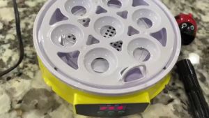 เครื่องฟักไข่ควบคุมอุณหภูมิอัตโนมัติสำหรับไก่ เป็ด เต่า นก ใช้ในที่พักอาศัย อุปกรณ์ห้องปฏิบัติการวิทยาศาสตร์อุตสาหกรรม แหล่งจ่ายไฟ 110V-130V