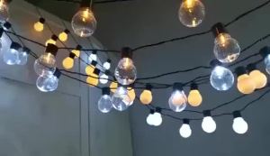 6M-16M Festoon Led Globe Fairy String Lights Christmas Garland Street Bulb Outdoor For New Year Party Holiday Garden Decoration