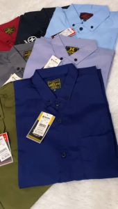 NEW Kemeja Polos Pria Lengan Panjang Bisa COD