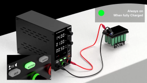 KUAIQU Battery Charging DC Lab Power Supply 30V 60V 120V Adjustable Voltage Regulator Preset Voltage Current