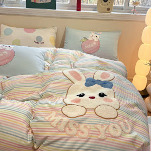 YAOKANG | Cute Rabbit Design Pure Cotton Bedding Set