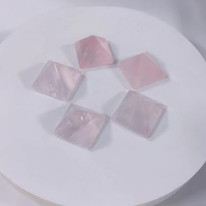 1PC Tự Nhiên Thạch Anh Hồng Kim Tự Tháp Pha Lê Năng Lượng Đá Chữa Bệnh Reiki Luân Xa Thiền Trang Trí Nhà Thủ Công Đá Quý Cho Sức Khỏe Tốt Đẹp