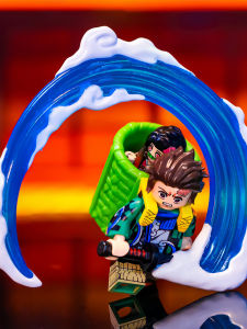 Gift Assembly Toy Water Breath Version Chara Figure Educational Building Blocks Ghost Slayer Chara Figures Childrens Gifts