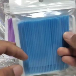 eelloo ไมโครบัด แปรงปัดขนตา อเนกประสงค์ สำหรับการทำความสะอาด แปรงปัดขนตา เเปรงขนตา คอตตอนบัต