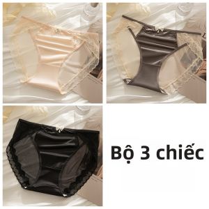 Quần lót tam giác nữ MiiOW ren lụa băng mỏng kháng khuẩn nhanh khô