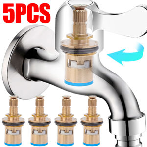 5PCS Universal Faucet Cartridge Replacement Tap Valves Brass Faucet Valve Bathroom Faucet Repair Part Kitchen Tap Accessories