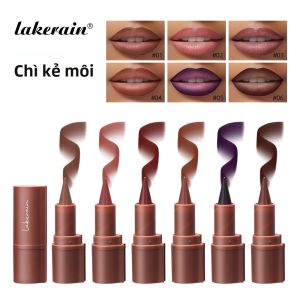 Bút Kẻ Môi Không Thấm Nước Màu Nâu Tạo Khối Lâu Trôi Trang Điểm Son Môi Màu Đậm Dễ Tán Mịn