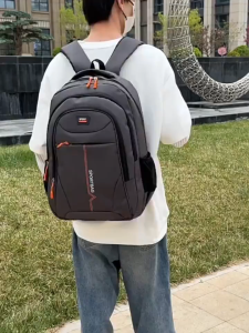UISN Large Backpack Men Laptop Backpacks Oxford Black High School Bags Student Backpack. #912