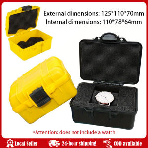 PP Toolbox Small Storage Case Small Parts Toolbox Portable Watch Protective Moisture-proof Box Tool With Cotton