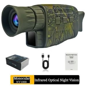4K Digital Night Vision กล้องโทรทรรศน์ NV1000 อุปกรณ์อินฟราเรด 5X ซูมดิจิตอล 200เมตร
