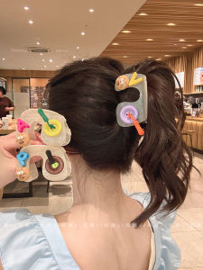 กิ๊บติดผมรูปฉลามน่ารักสำหรับผู้หญิง กิ๊บติดผมแบบหนีบหางฉลาม ทรงผมสไตล์เกาหลี ประดับผมแบบใหม่ สไตล์ไฮเอนด์ ราคาไม่แพง