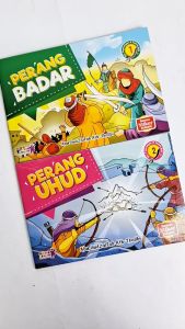 Paket Buku Anak Seri Peperangan di Zaman Nabi isi 2 Buku Perang Uhud & Perang Badar - Media Sholih