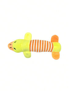 1Pack Animal Squeaky Toys for Dogs (Elephant/Duck/Pig) - Durable Chew Toys for Aggressive Chewers with Teeth Cleaning 