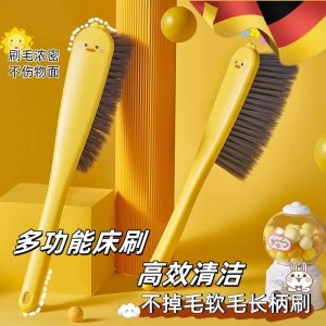 Cartoon Long Handle Soft Bristle Dusting Bed Brush Non-Shedding Cleaning Tool for Home Dust Removal Efficient Cleaning