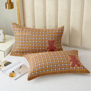MINGSHA | Extra Thick Pure Cotton Pillow Towels for Couples 1 Pair