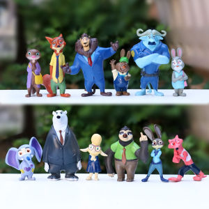 Đồ Trang Trí Bánh Đồ Chơi Hộp Mù Thỏ Sói Nhím Đồ Chơi Động Vật Điên Rồ Mới Đồ Chơi PVC Đồ Trang Trí Bàn Đồ Trang Trí Cảnh Quà Tặng