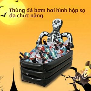 Xô Đựng Đá Hình Đầu Lâu Halloween Khay Đựng Đồ Uống Bằng Cao Su Dùng Trang Trí Tiệc Tùng Và Lưu Trữ Đồ Trang Trí Nhà Cửa Ngoài Trời Theo Chủ Đề Halloween