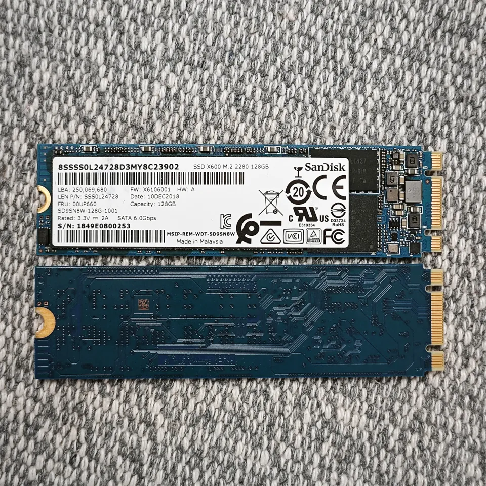 Sandisk | Compatible with SanDisk X400/X600 128G M.2 SSD 2280