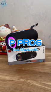 Loa Bluetooth P Pro 6 – Âm Thanh Mạnh Mẽ Bass Cực Đỉnh Thiết Kế LED Hiện Đại