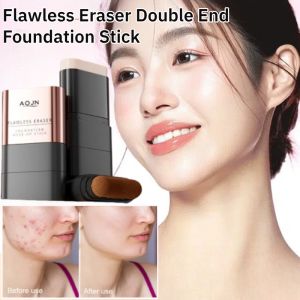 Flawless Eraser Double End Foundation Stick Nude Feel Concealer Comes with Bruch Make Up Stick
