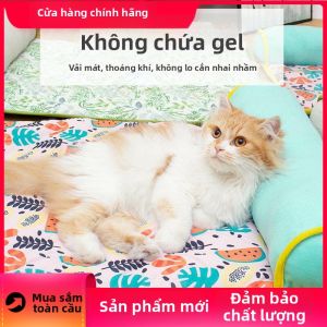 QUEZHOU | Thảm Lụa Băng Mát Mẻ Mùa Hè Cho Thú Cưng