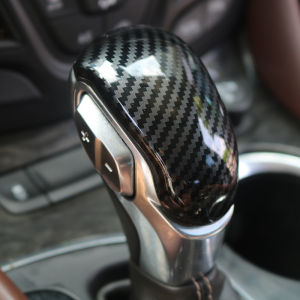 Carbon Fiber Shift Knob Cover Decorative Interior Modification for Buick Envision Envision GX Rear Gear Shift Cover Trim