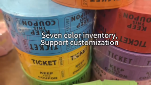 Event Tickets 1000pcs Raffle Tear Off Numbered Double Roll Carnival Party Admission Game Lottery Classroom
