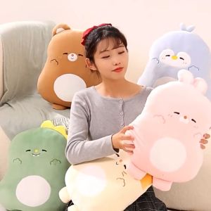 Cute Plush Stuffed Toy - Cloud Crab Whale Cat Dino Lion Rabbit Bear - Soft and Huggable - Ideal Birthday Present or Gift - 40-45cm Sitting Position - Personalized Note Available (Add-On Gift Card Deal)