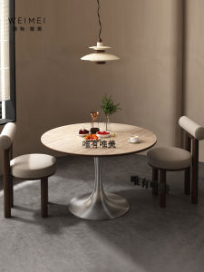 Weimei | Vintage Style Round Dining Table for Small Spaces