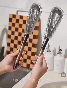 Long Handle L-Shape Cup & Blender Cleaning Brush