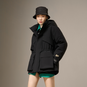 Guvet | Outdoor Warmth Goose Down Jacket Windbreaker Waist Cinched
